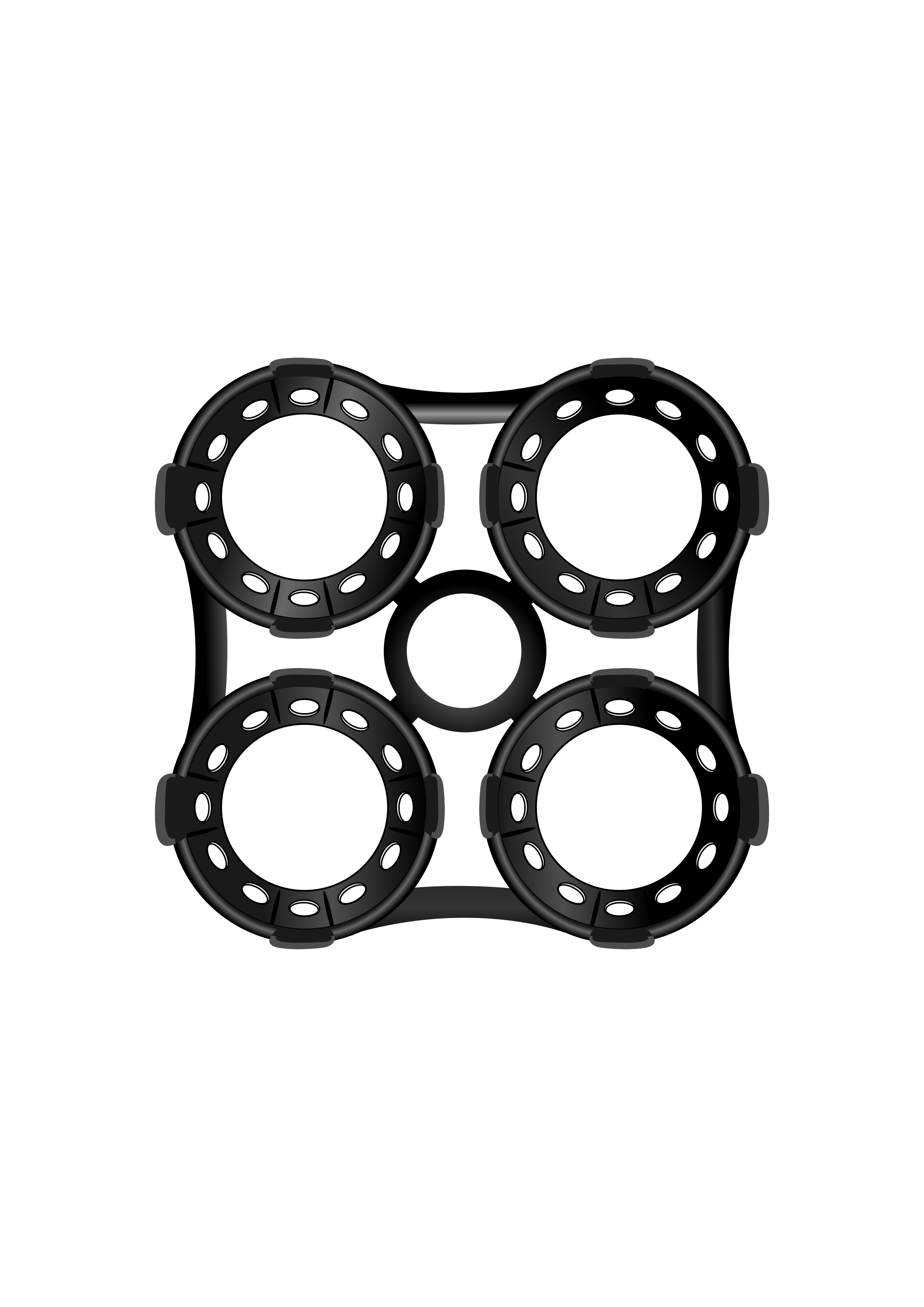 4 Pack Hard Ring