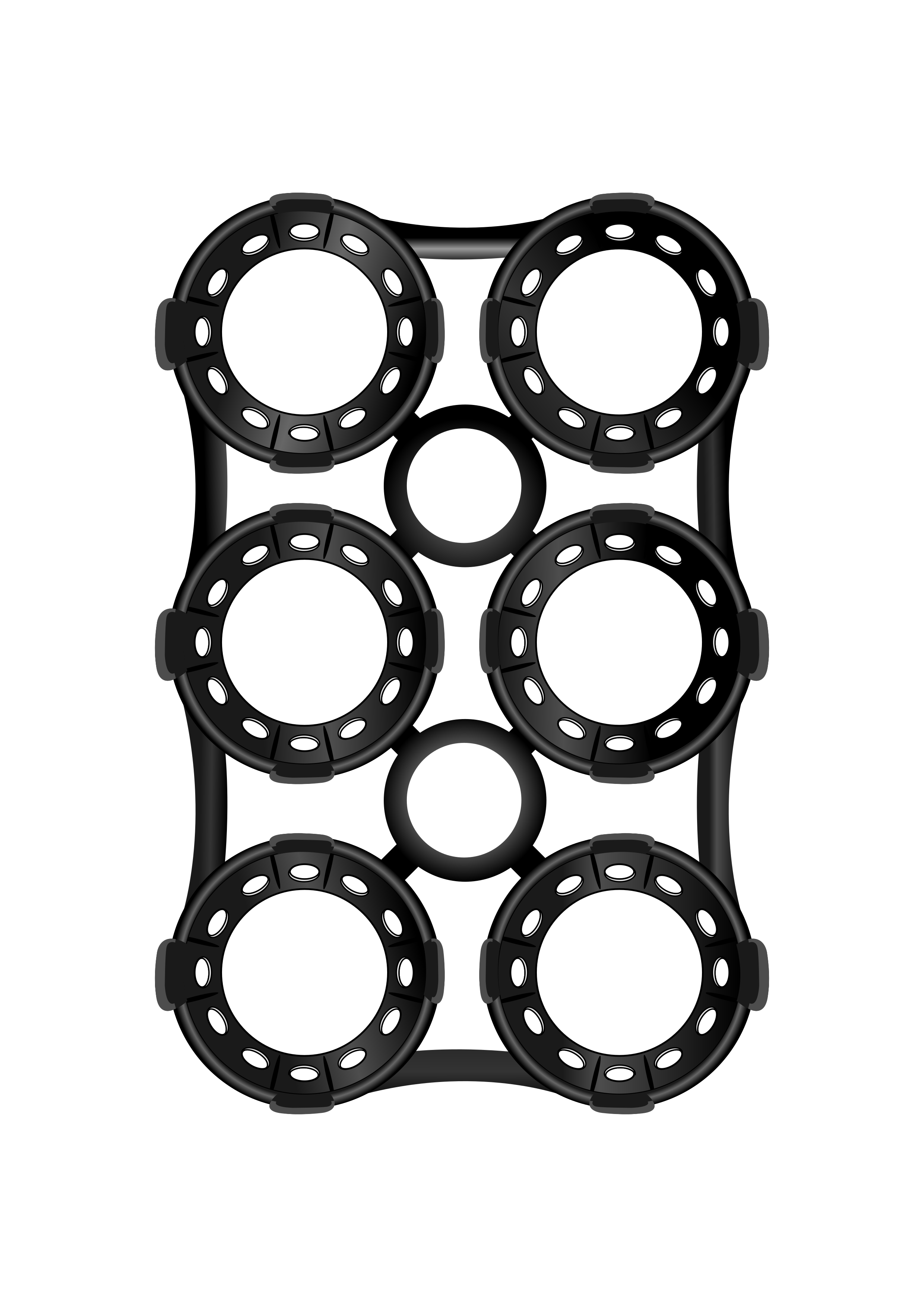 6 Pack Hard Ring